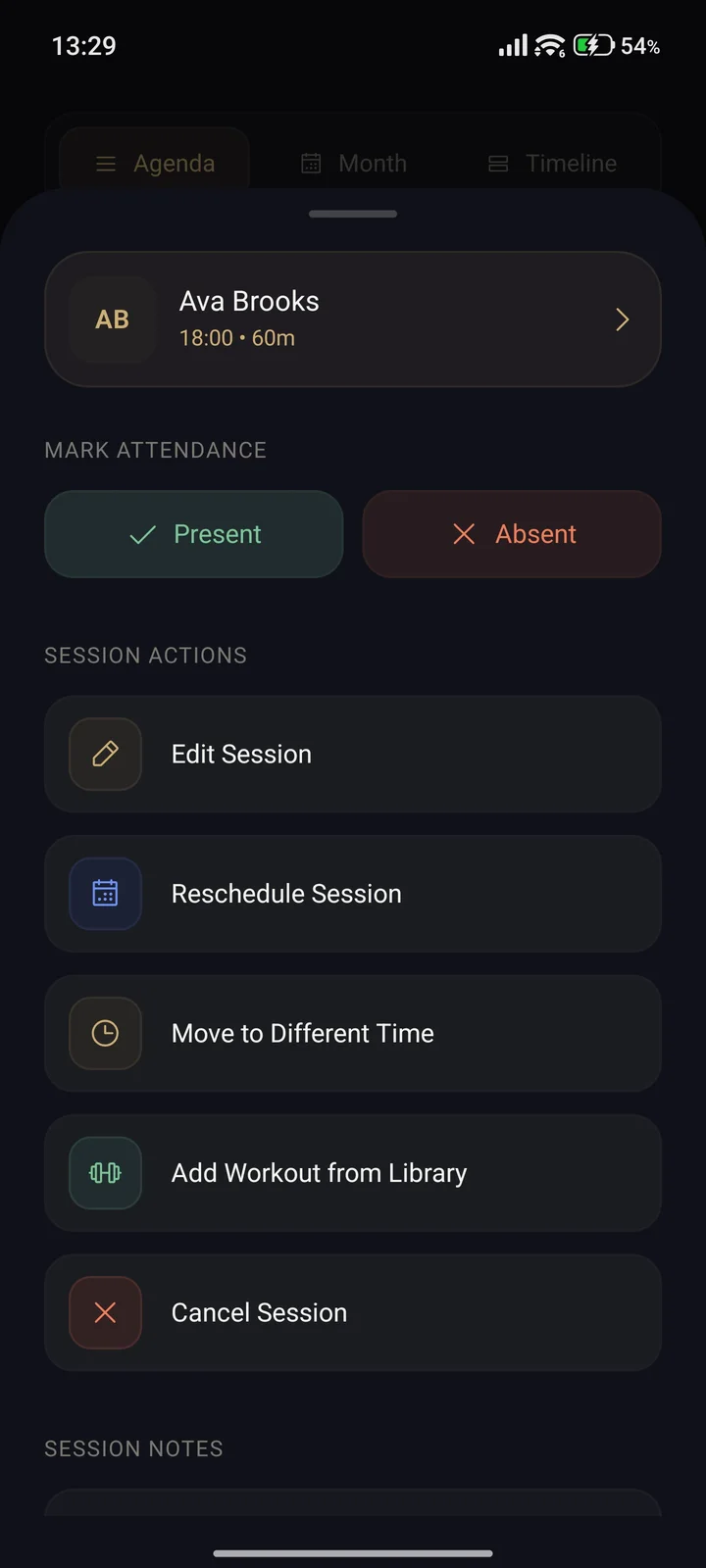 Client profile
