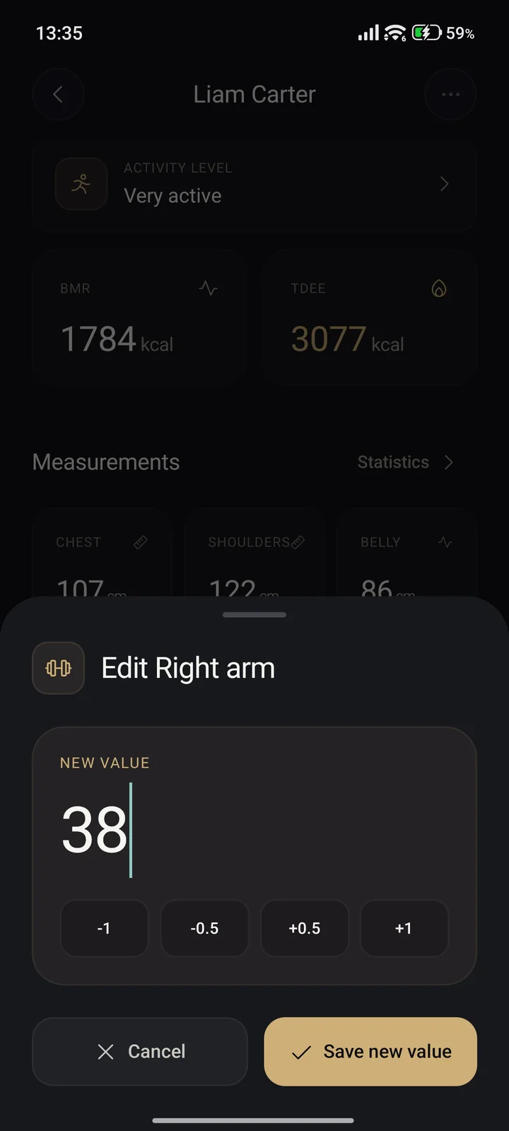 Measurement update